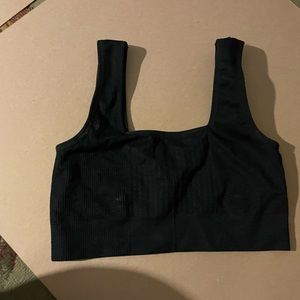 Black sport bra